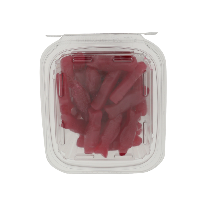NO LABEL EB: Non-GMO Red Gummy Fish, 11 oz