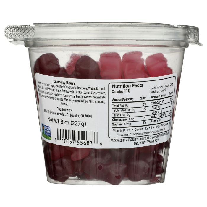 NO LABEL: Non-GMO Gummy Bear, 8 oz