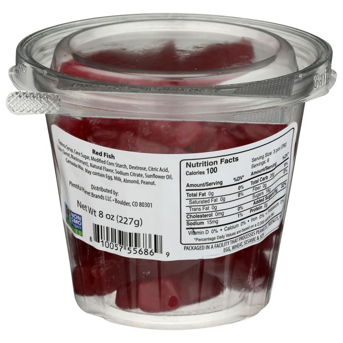 NO LABEL: Red Fish Cup Non Gmo, 8 oz