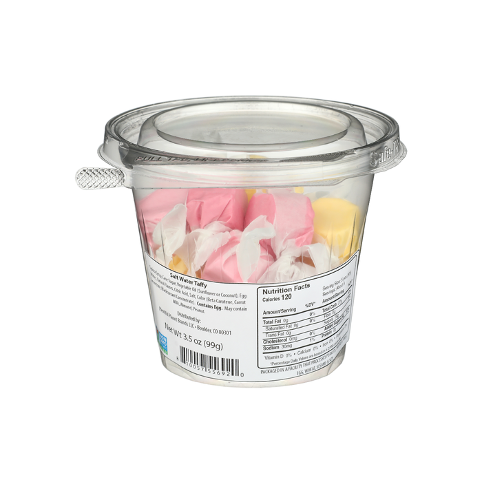 NO LABEL: Candy Taffy  Cup Non Gmo, 3.5 oz