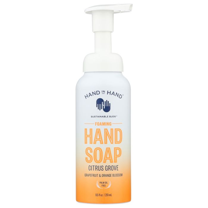 HAND IN HAND: Citrus Grove Foaming Hand Soap, 8.5 fo
