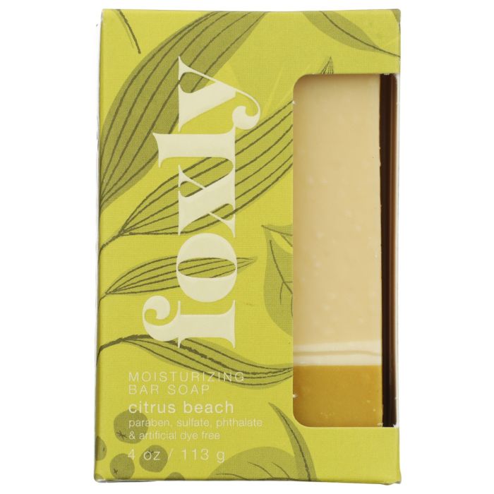 FOXLY: Citrus Beach Bar Soap, 4 oz