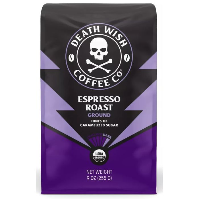 DEATH WISH COFFEE CO: Espresso Roast Ground Coffee, 9 oz