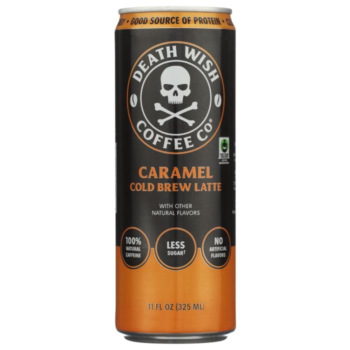 DEATH WISH COFFEE: Caramel Cold Brew Latte, 11 fo