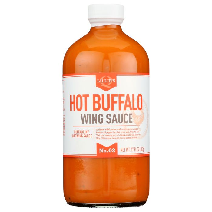 LILLIES Q: Sauce Buffalo Wing Hot, 17 FO