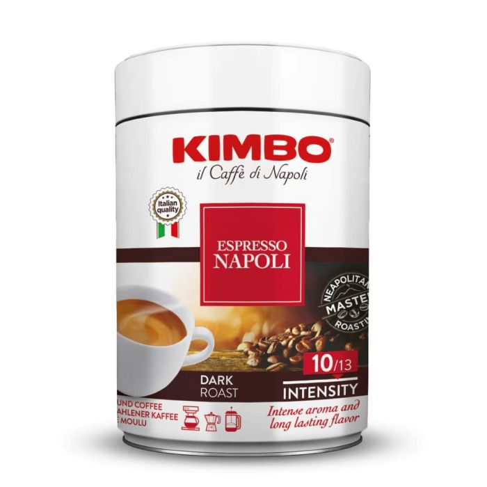 KIMBO: Espresso Napoli Ground Coffee, 8.8 oz