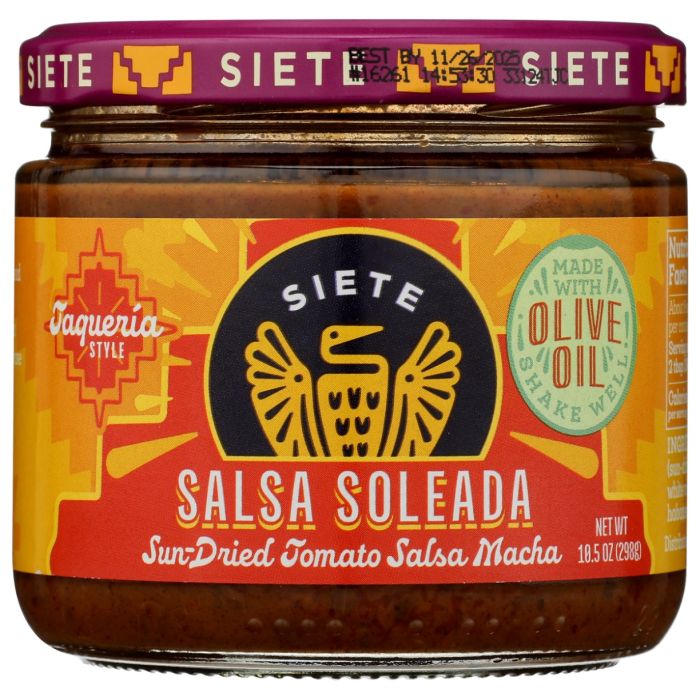 SIETE: Salsa Taqueria Soleada, 10.5 oz
