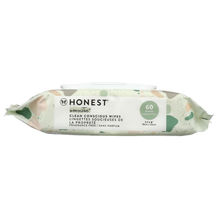 THE HONEST COMPANY: Geo Mood Wipes, 60 ea