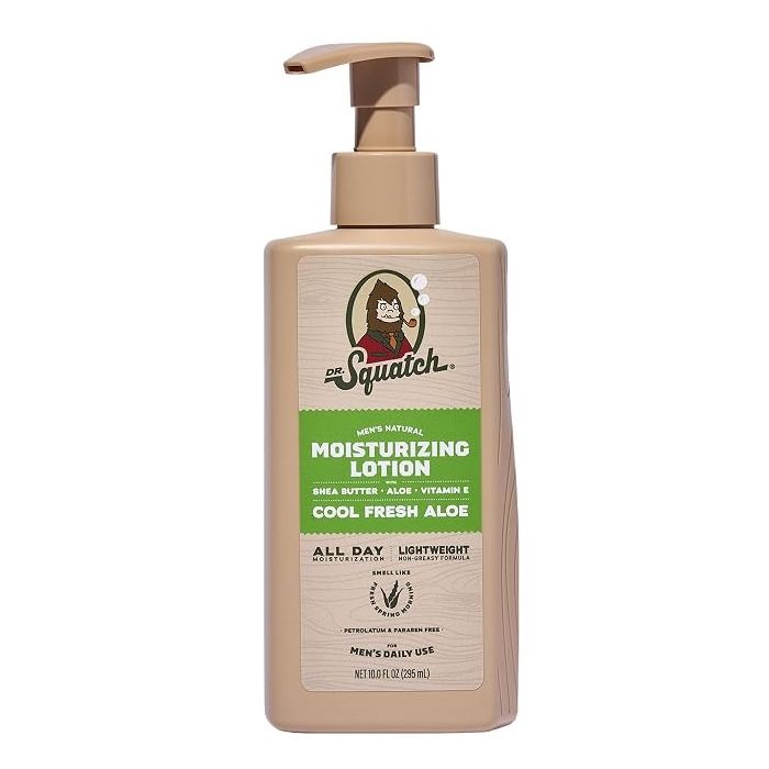 DR SQUATCH: Cool Fresh Aloe Moisturizing Lotion, 10 fo