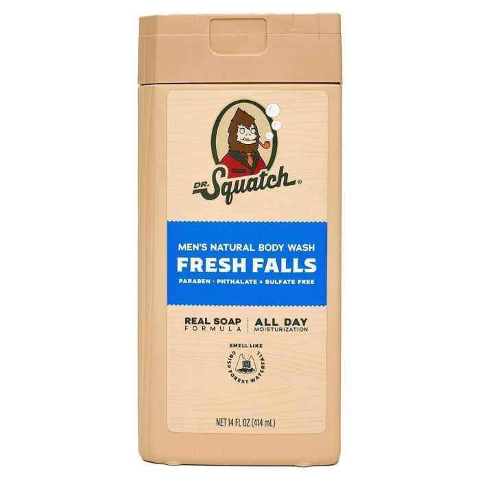 DR SQUATCH: Fresh Falls Body Wash, 14 oz