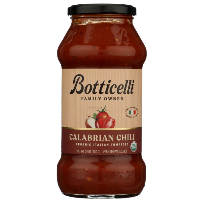 BOTTICELLI: Organic Calabrian Chili Pasta Sauce, 24 oz