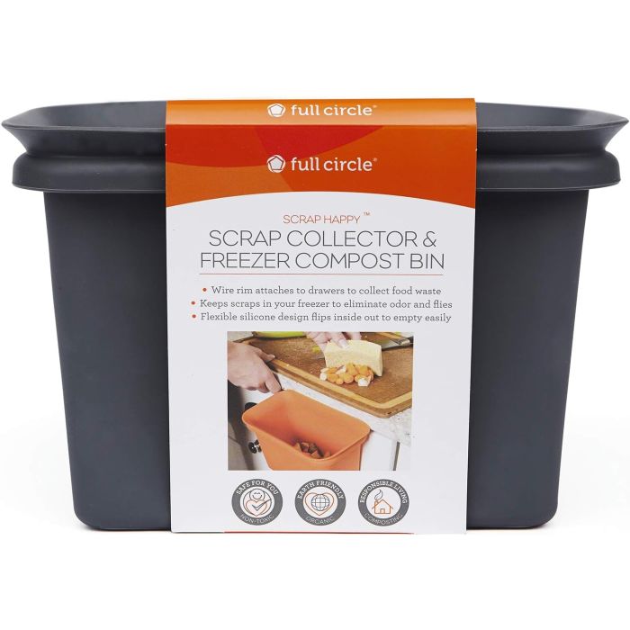 FULL CIRCLE HOME: Scrap Happy Scrap Collector and Freezer Compost Bin, 1 ea