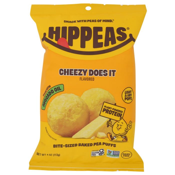 HIPPEAS: Cheezy Does It Pops, 4 oz