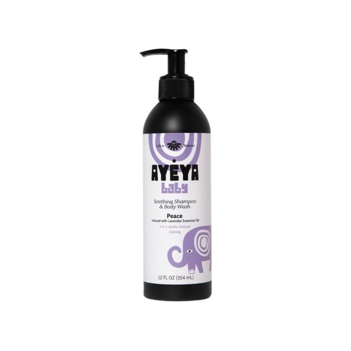 AYEYA: Baby Soothing Shampoo and Body Wash Peace, 12 fo