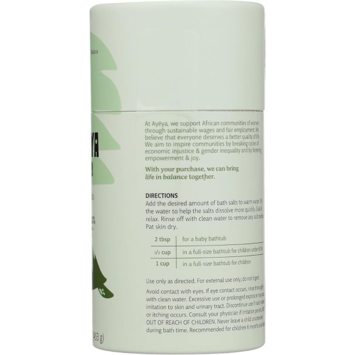 AYEYA: Baby Bath Salts Reset, 16 oz