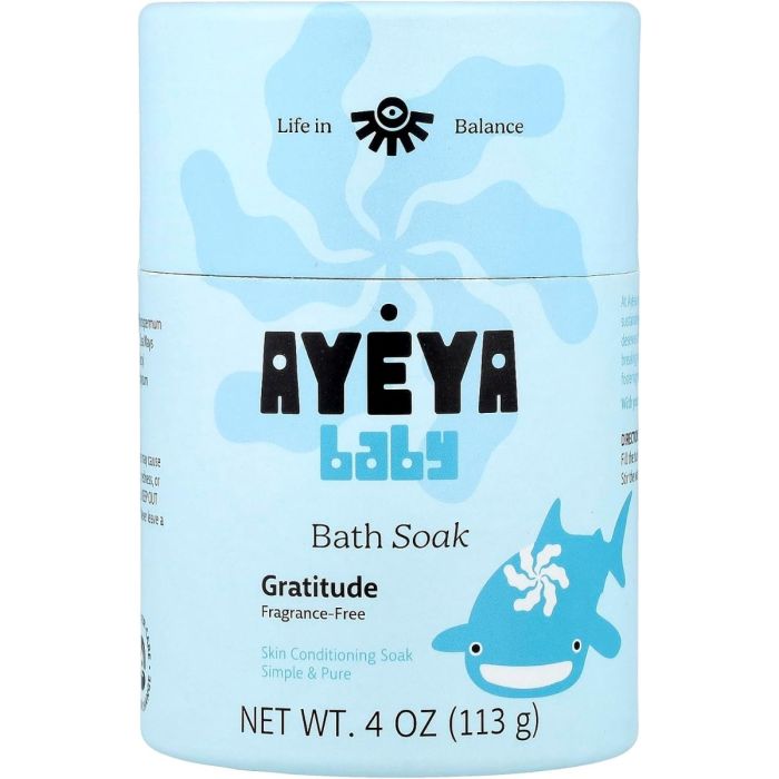 AYEYA: Baby Bath Soak Gratitude Fragrance Free, 4 oz