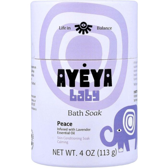 AYEYA: Baby Bath Soak Peace, 4 oz
