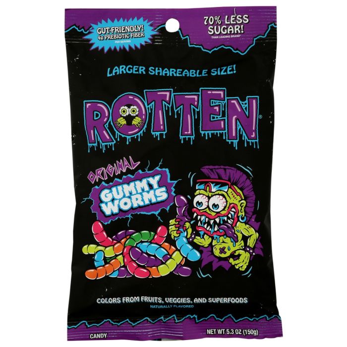 ROTTEN: Original Gummy Worms, 5.3 oz