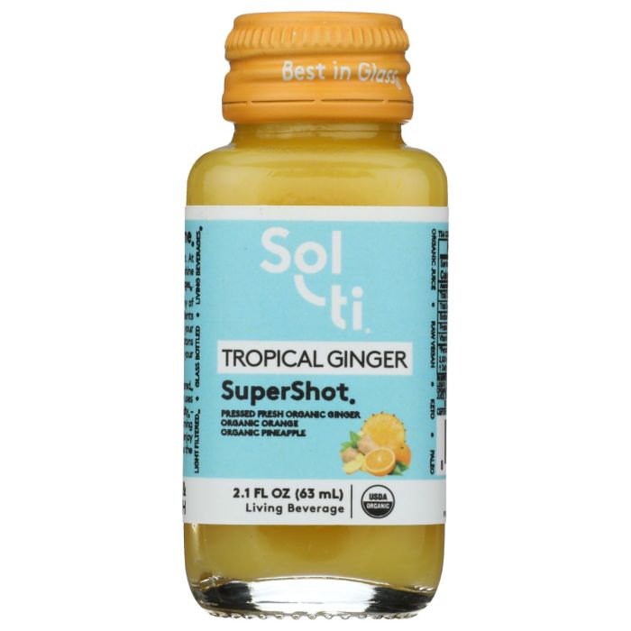 SOL-TI: Organic Tropical Ginger Supershot Drink 2.1 fo