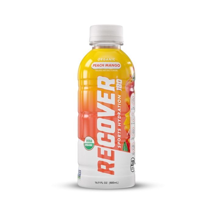 RECOVER 180: Organic Peach Mango Sports Hydration Drink, 16.9 fo