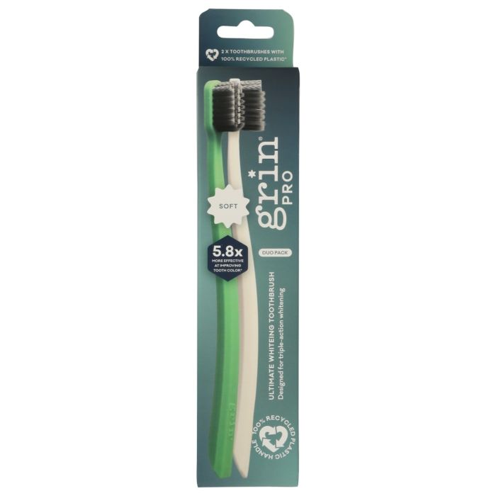 GRIN: Pro Ultimate Whitening Adult Toothbrush Soft, 1 pc