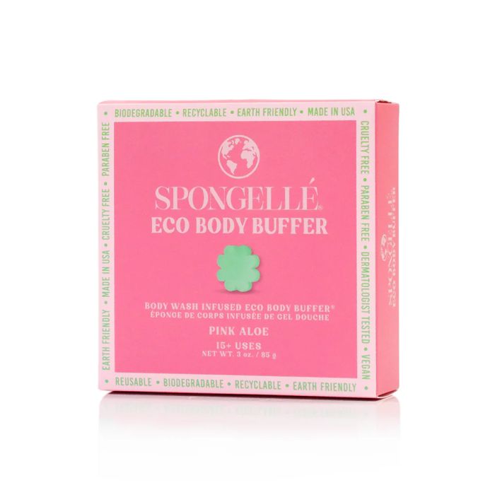 SPONGELLE: Pink Aloe Eco Body Buffer, 3 oz
