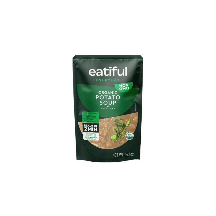 EATIFUL EVERYDAY: Organic Potato Soup with Leek, 14.1 oz