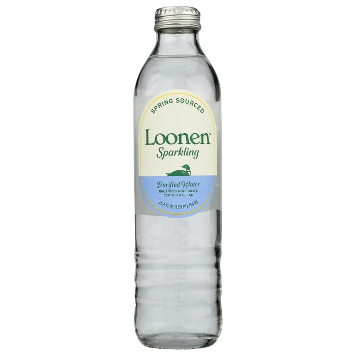 LOONEN: Sparkling Water, 750 ml