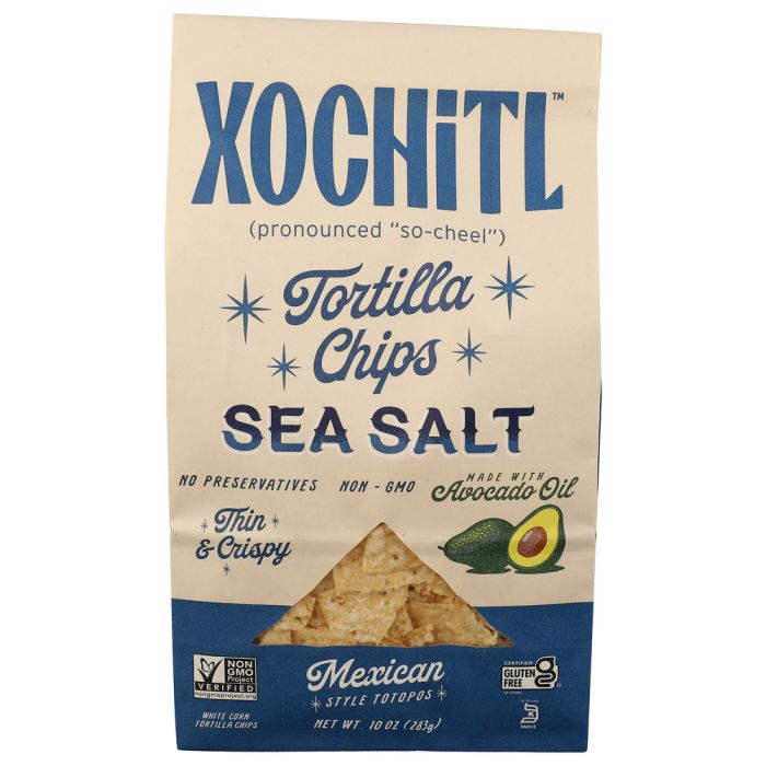 XOCHITL: Sea Salt Tortilla Chips, 10 oz