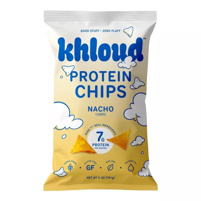 KHLOUD: Nacho Protein Chips, 5 oz