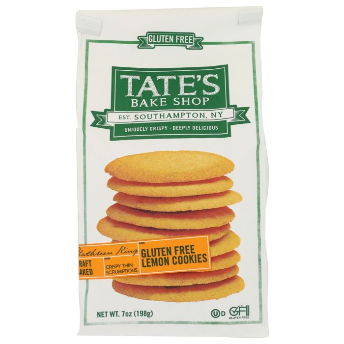 TATES: Gluten Free Lemon Cookies, 7 oz