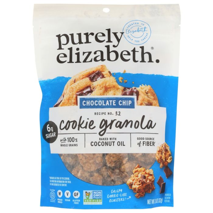 PURELY ELIZABETH: Chocolate Chip Cookie Granola, 11 oz