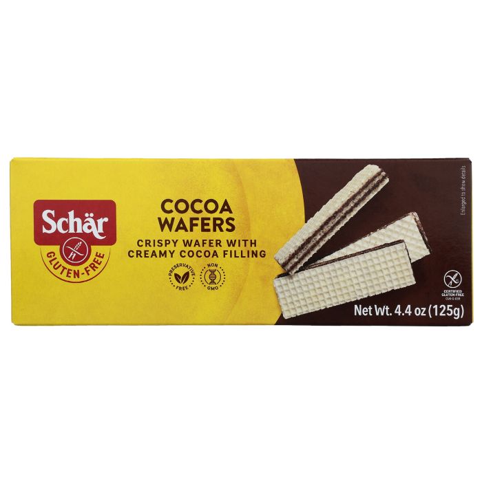SCHAR: Wafer Cocoa Wheat Free Gluten Free, 4.4 oz