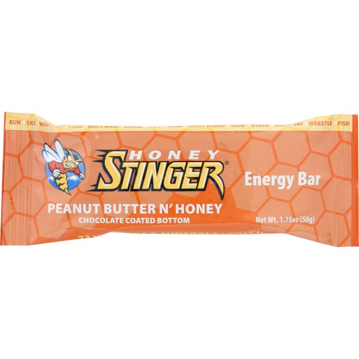 HONEY STINGER: Bar Energy Peanut Butter Honey, 1.75 oz