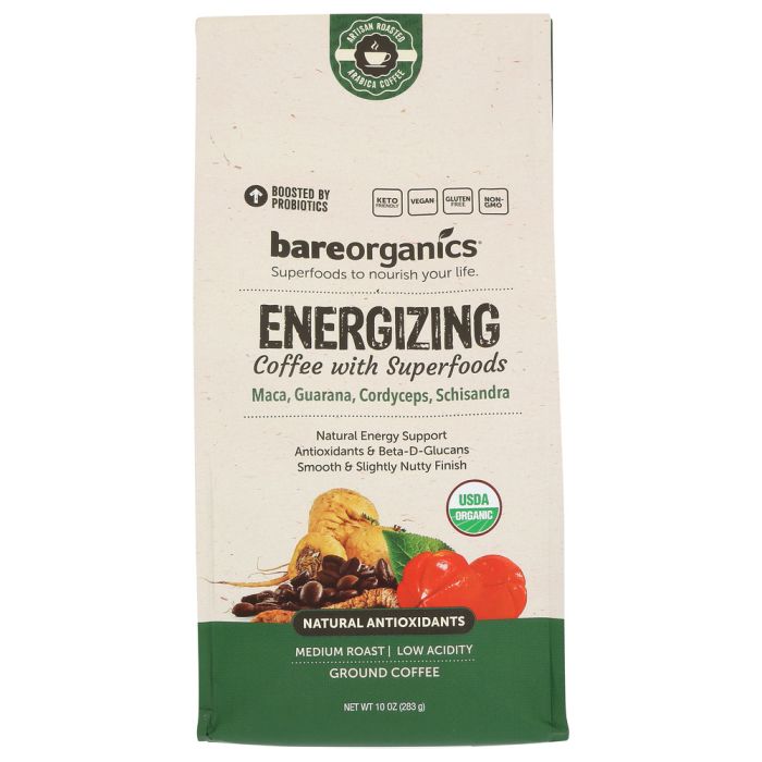 BAREORGANICS: Coffee Ground Superfoods, 10 OZ