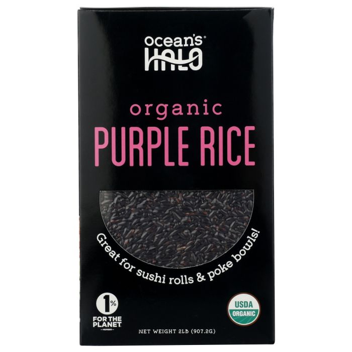 OCEANS HALO: Organic Purple Rice, 2 lb