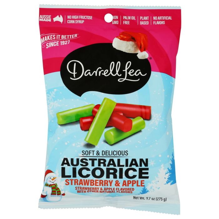 DARRELL LEA: Australian Licorice Strawberry and Apple, 9.7 oz