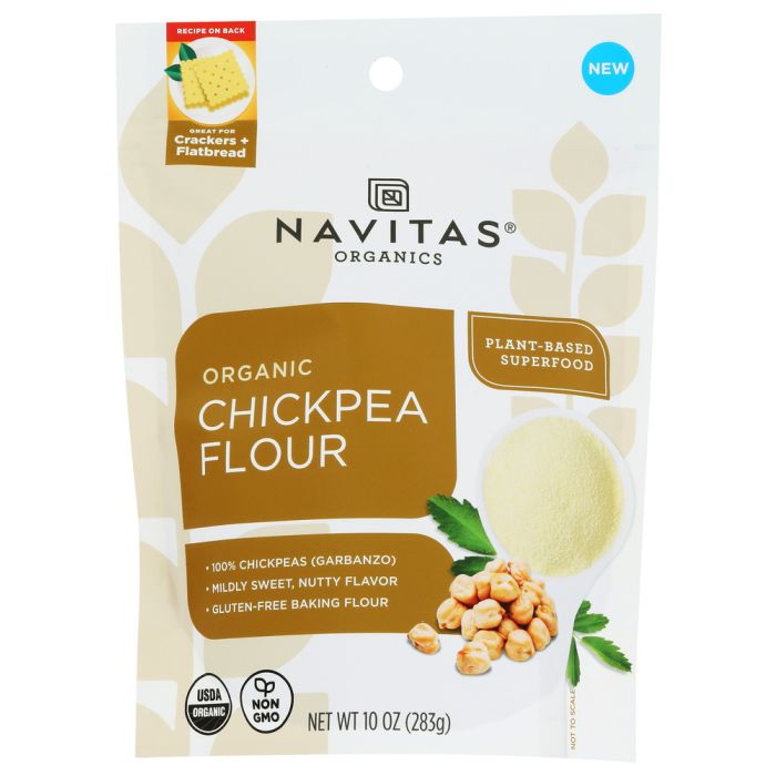 NAVITAS: Organic Chickpea Flour, 7 oz