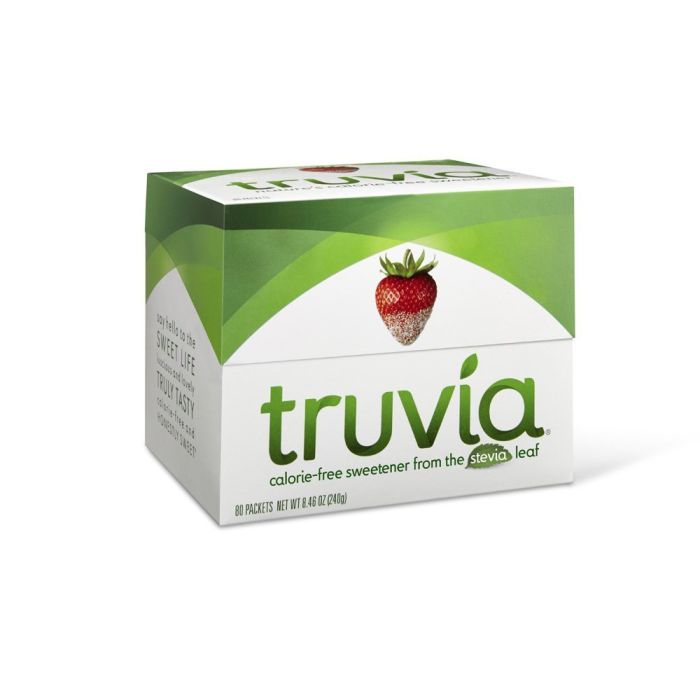 TRUVIA: Sweetener Stevia, 80 pc