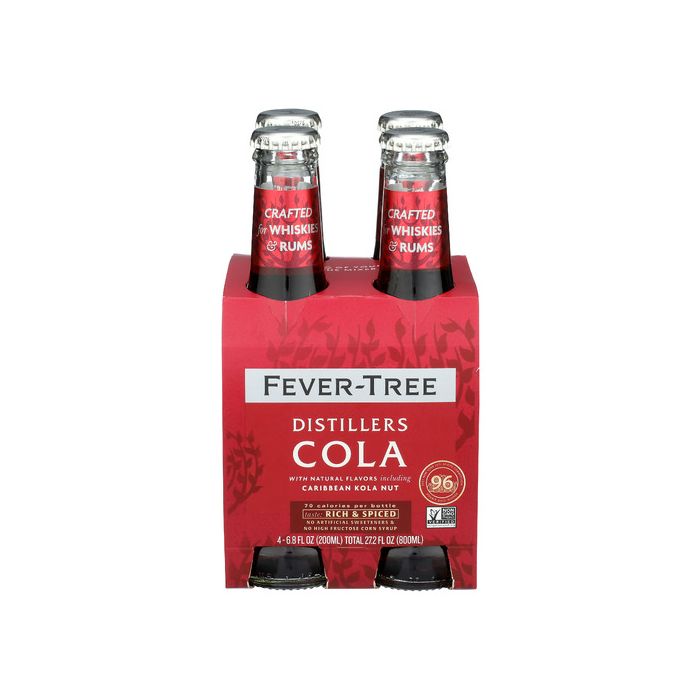 FEVER TREE: Cola Distillers 4 pack, 27.2 fo