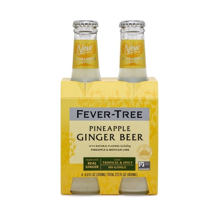 FEVER TREE: Pineapple Ginger Beer 4Pack, 27.2 fo