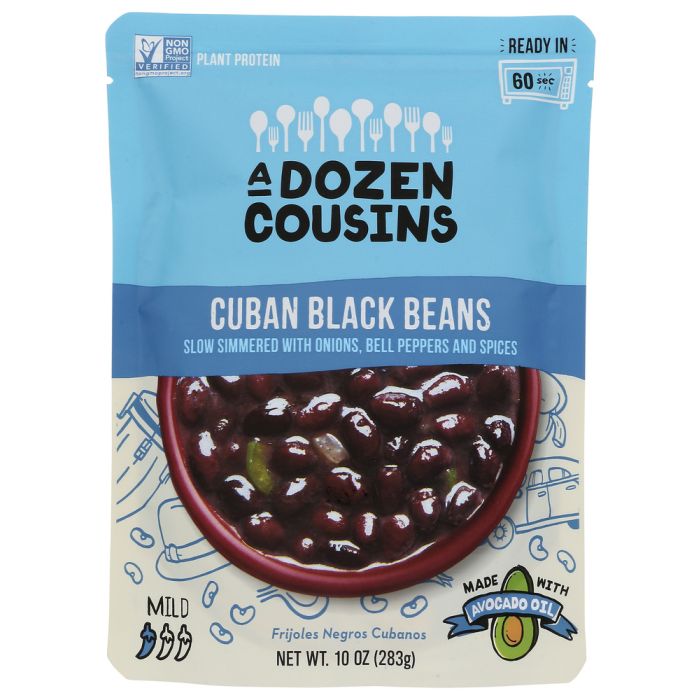 A DOZEN COUSINS: Cuban Black Beans, 10 oz