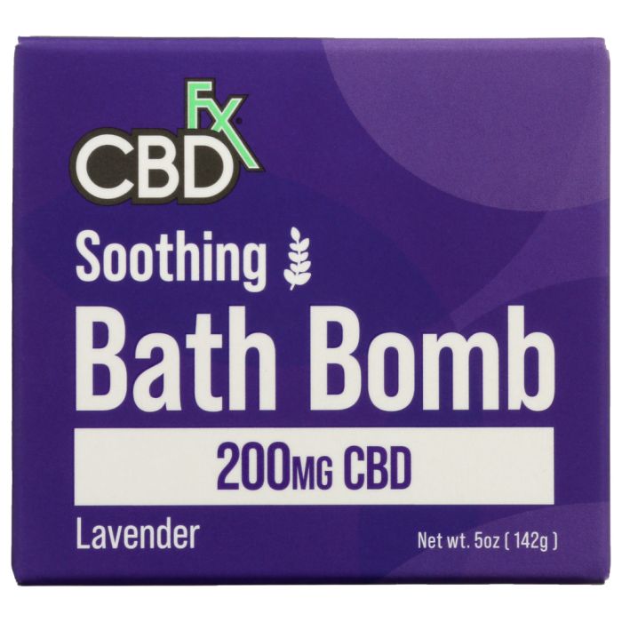 CBDFX: Bath Bomb Soothing Cbd, 1 pc