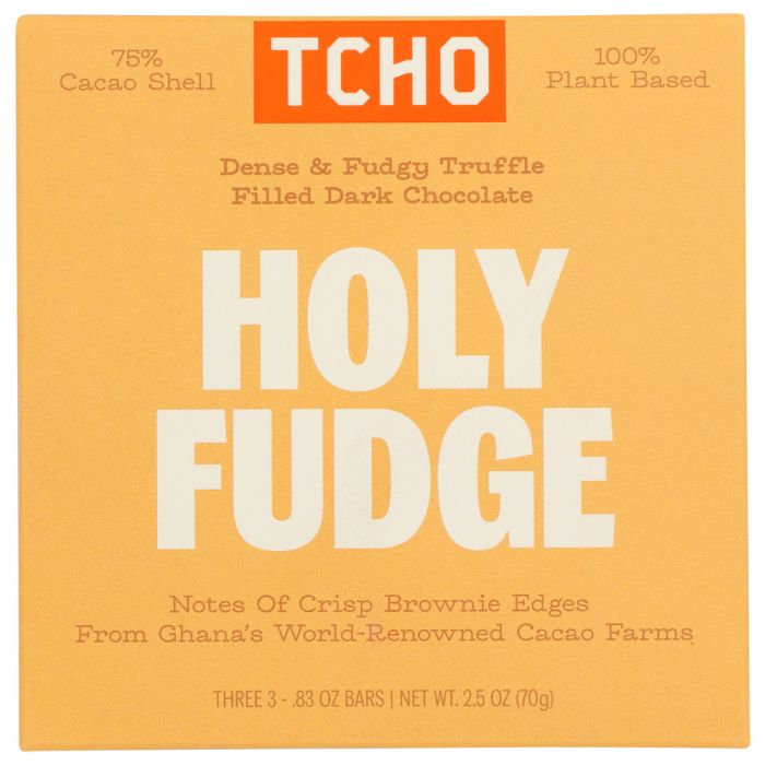 TCHO: Holy Fudge Chocolate Bar, 2.5 oz