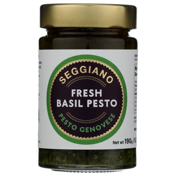 SEGGIANO: Fresh Basil Pesto, 6.7 oz