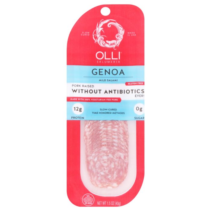 OLLI SALUMERIA: Geno Sliced Mild Salami, 1.5 oz