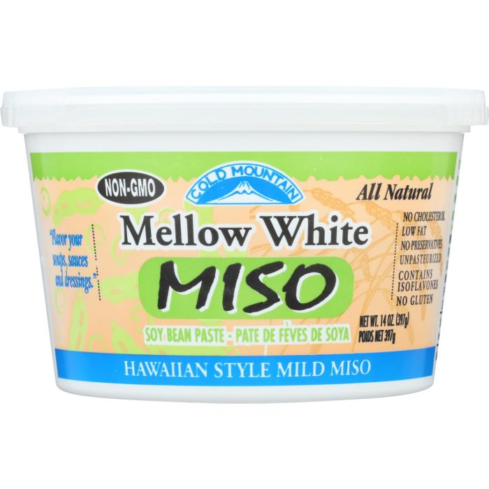 COLD MOUNTAIN: Miso Mellow White, 14 oz