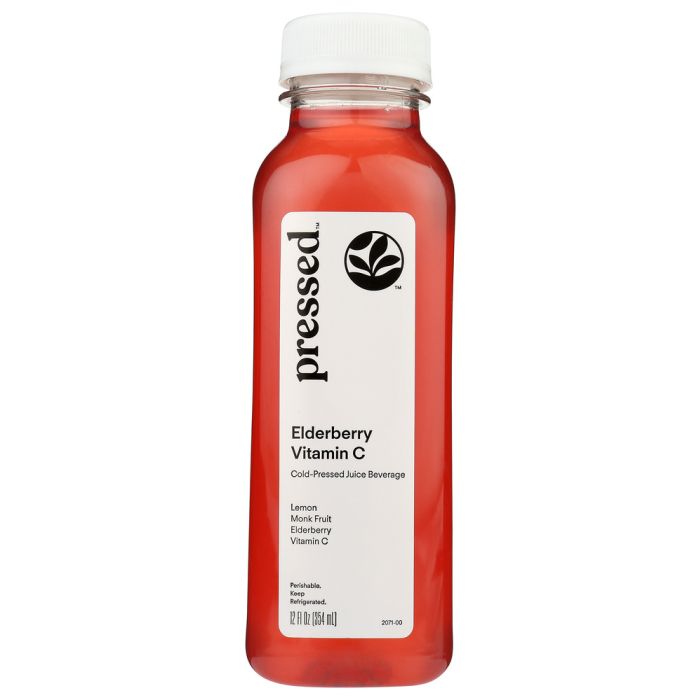 PRESSED JUICERY: Elderberry Vitamin C, 12 fo