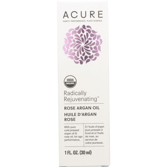 ACURE: Organic Radically Rejuvenating Rose Argan Oil, 1 fl oz