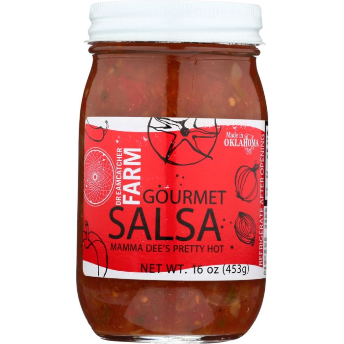 MAMMA DEES SALSA: Pretty Hot Salsa, 16 oz